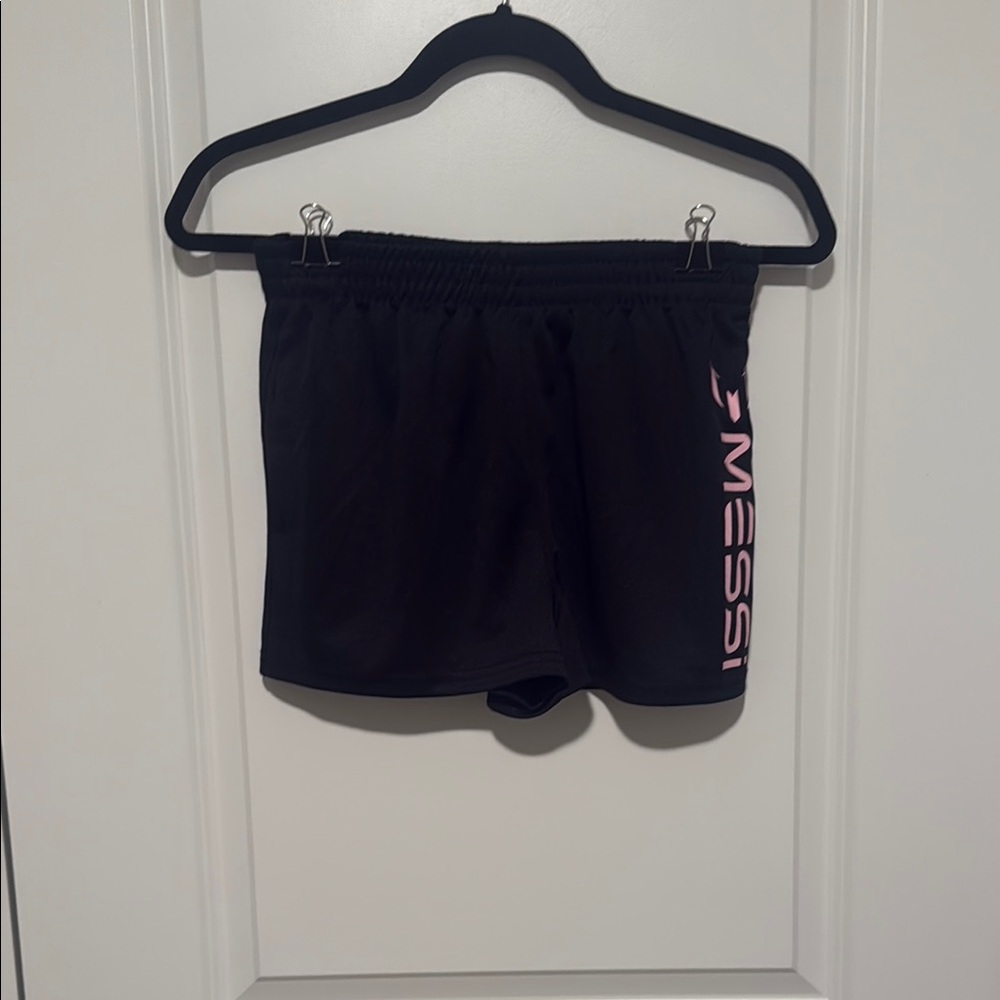 Messi Black Athletic Shorts